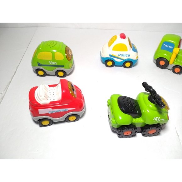 VTech Go Go Smart Wheels Race Car Van & Atv And Emergency Vehicles Lot 7 - Picture 3 of 5